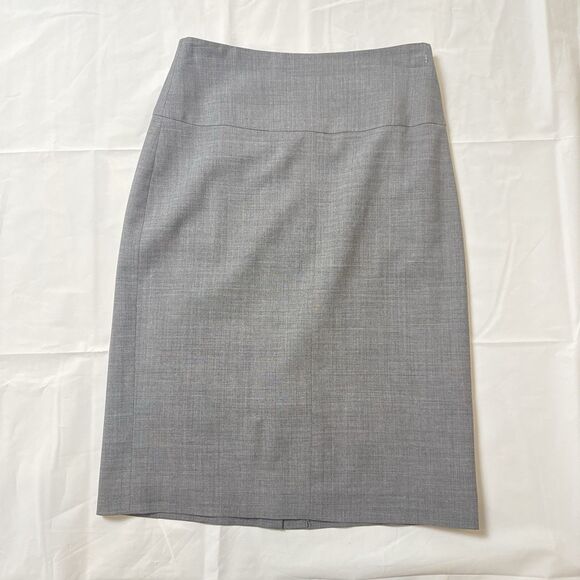 Banana Republic Gray Skirt, Italian Fabric, Great For Business Sz 0 - Picture 1 of 9